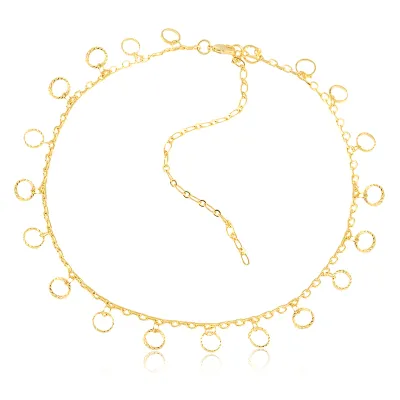 Choker Malha com Argolinhas