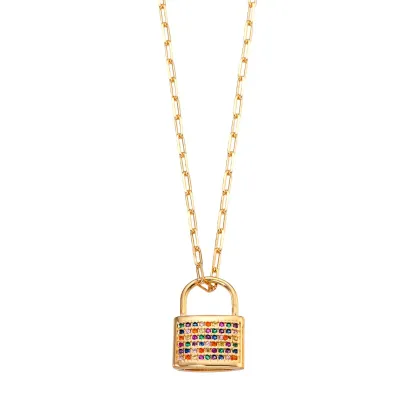 Colar Cartier com Pingente de Cadeado